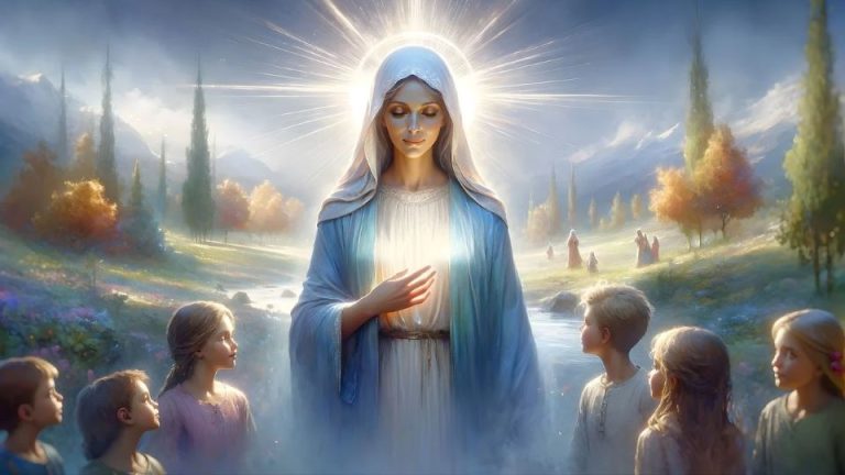 Marie et les nouveaux baptisés